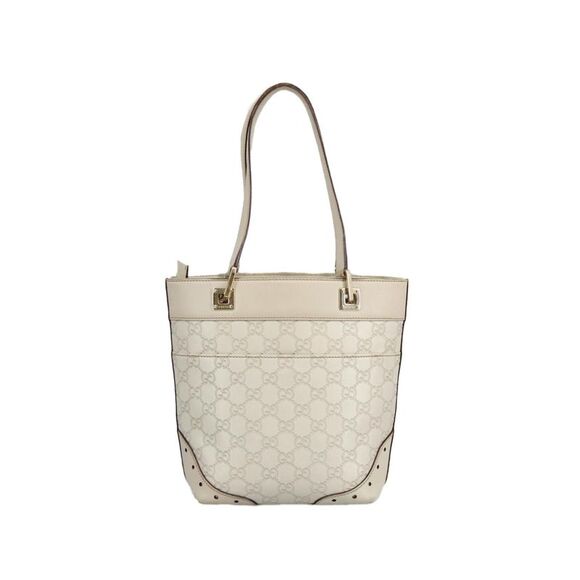 Pre Loved Gucci ssima Women White Shoulder Bags - Picture 3 of 8
